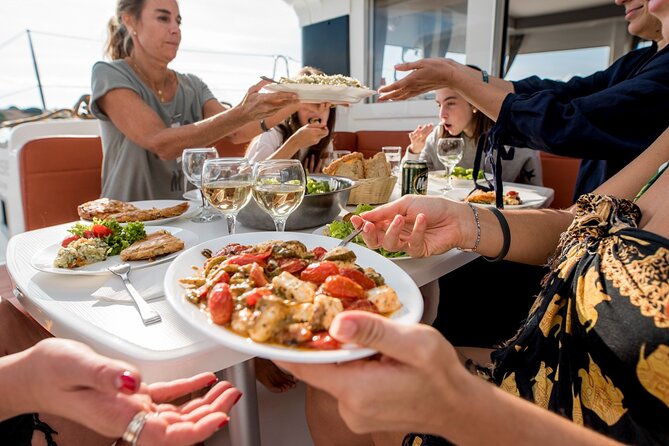 Sail the Athenian Coastline on a Catamaran with Meal & Wine - Vouliagmeni Bay brings a different coastal mood