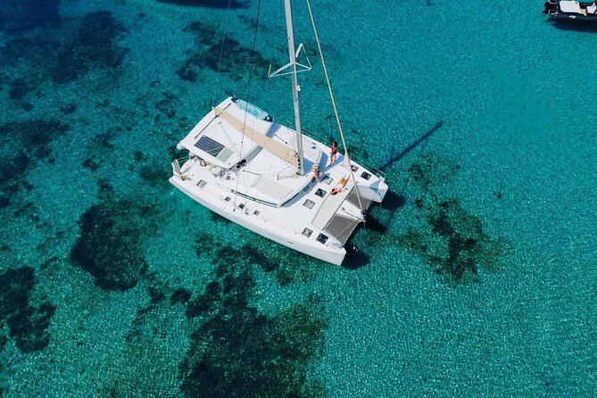 Sail the Athenian Coastline on a Catamaran with Meal & Wine - Sailing from Alimos Marina toward Hydroussa