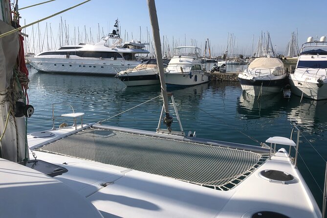 Sailing Catamaran day cruise - Rhodes with lunch & drinks - Greek lunch, mezedes, and drinks on board