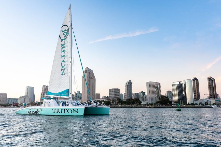 San Diego Harbor Cruise: 2.5 hour Catamaran Cruise - San Diego Bay from the water