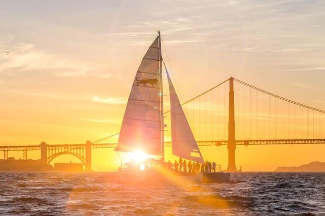 San Francisco Bay Sunset Catamaran Cruise - A sunset route with San Francisco’s biggest views