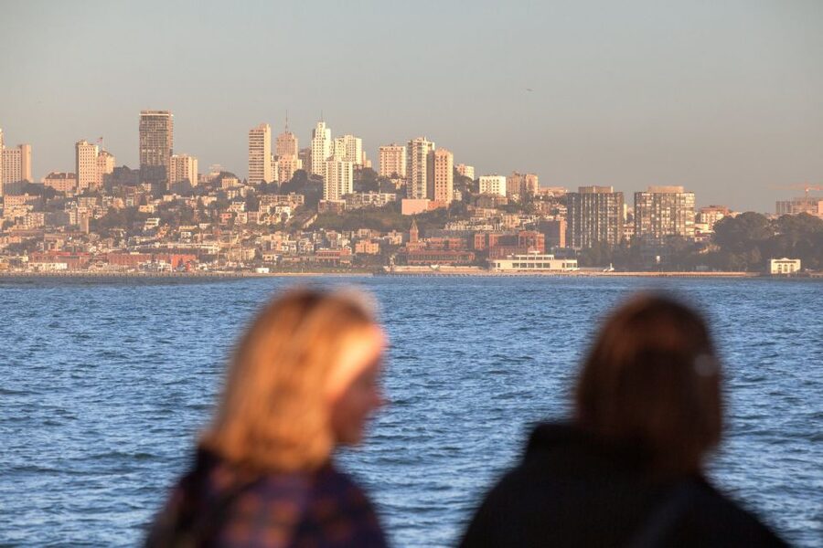 San Francisco Bay Sunset Cruise by Luxury Catamaran - Sailing past Alcatraz and the San Francisco skyline