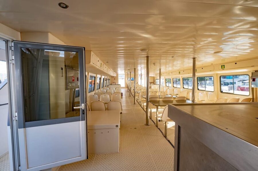 Santa Pola: Tabarca Catamaran Cruise with Underwater Vision - Leaving Santa Pola from the orange ticket office