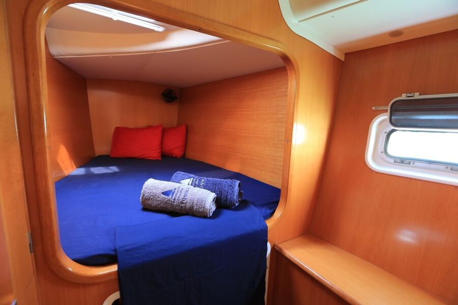 Santorini: 7-Hour Private Catamaran Cruise with Food & Drink - Thirassia gives the day a quieter middle