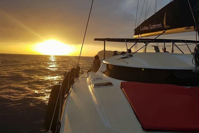 Santorini Adventurous Catamaran Experience with Snorkeling - The hot springs near Nea Kameni