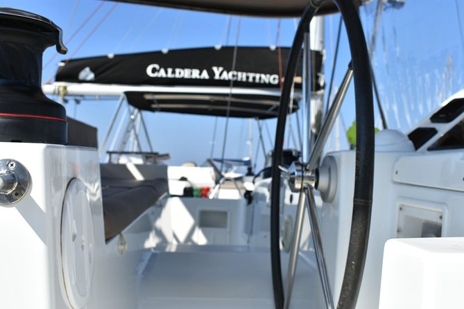 Santorini All-inclusive Private Catamaran Cruise - Thirassia gives the route a final open-water pause