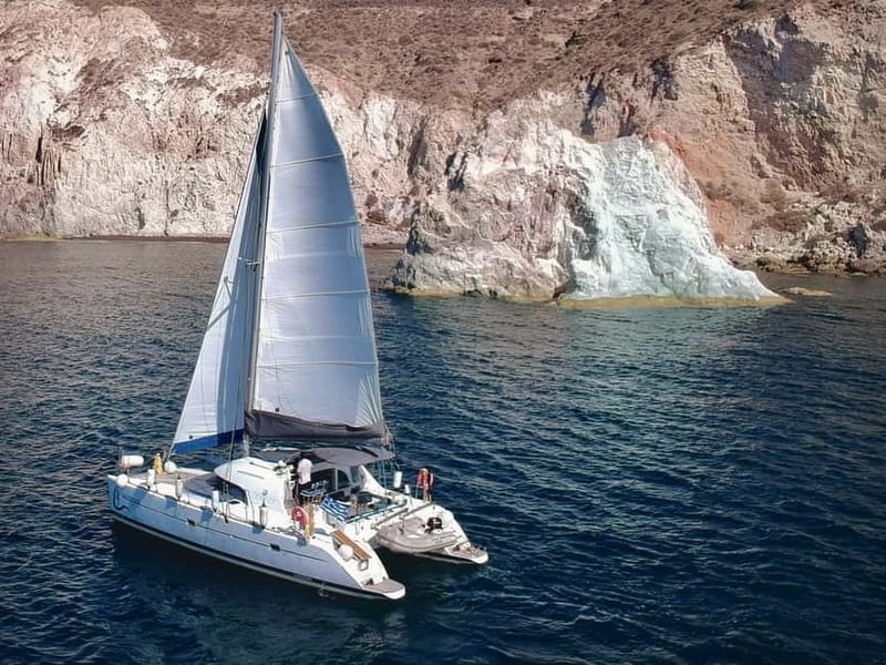 Santorini: Catamaran Cruise with Food and Drinks - Key things to know before you book