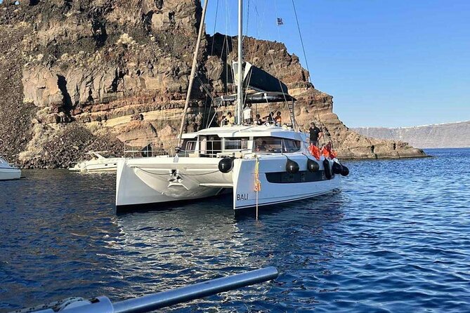 Santorini Catamaran Cruise with Meal and Drinks - Key points to know before you book