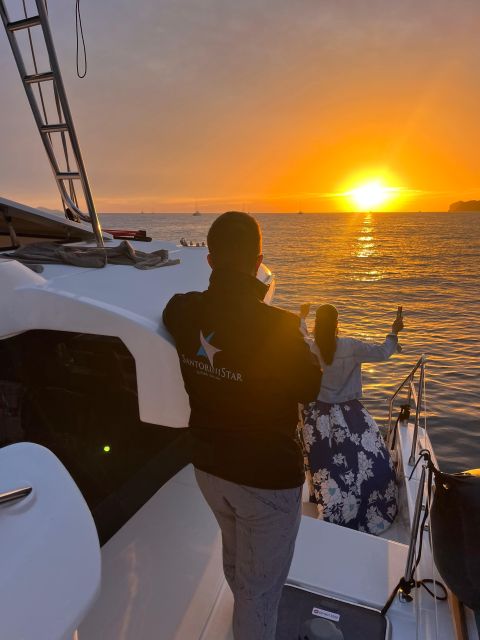 Santorini Catamaran Cruise with Swimming, Meal and Open Bar - Key points to know before you book