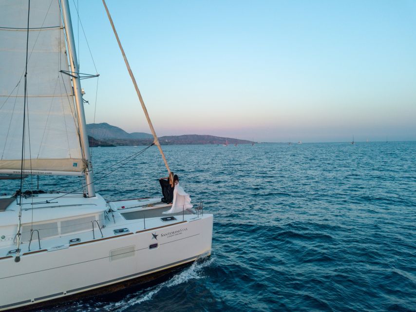Santorini Catamaran Cruise with Swimming, Meal and Open Bar - Why this cruise works well for seeing Santorini from the sea