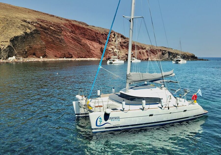 Santorini: Private All-In Catamaran Cruise, with Food|Drinks - What to bring, and what stays behind
