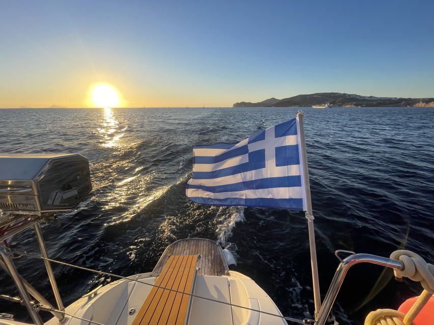 Santorini: Private All-In Catamaran Cruise, with Food|Drinks - A proper Santorini meal on the catamaran