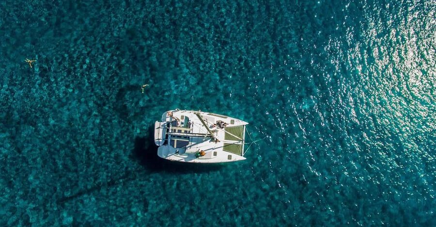 Santorini: Private Catamaran Cruise with Food & Drinks - Morning or sunset: which departure fits you?