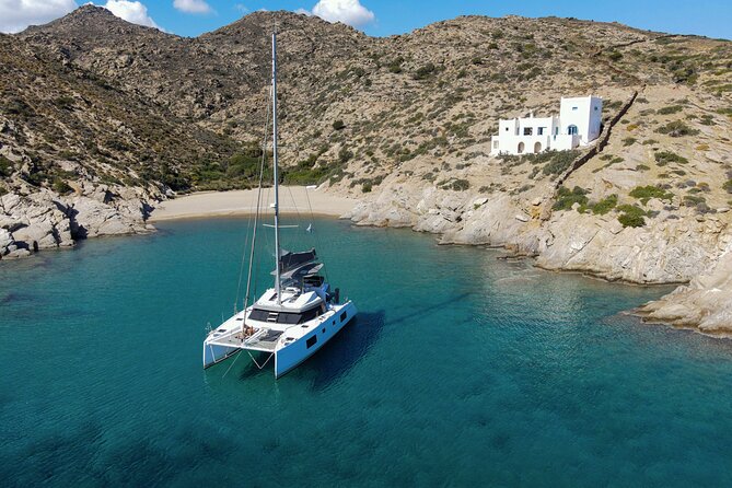 Santorini Private Tour Half-Day Sailing Platinum Catamaran Cruise - Why the water is the right place to see Santorini