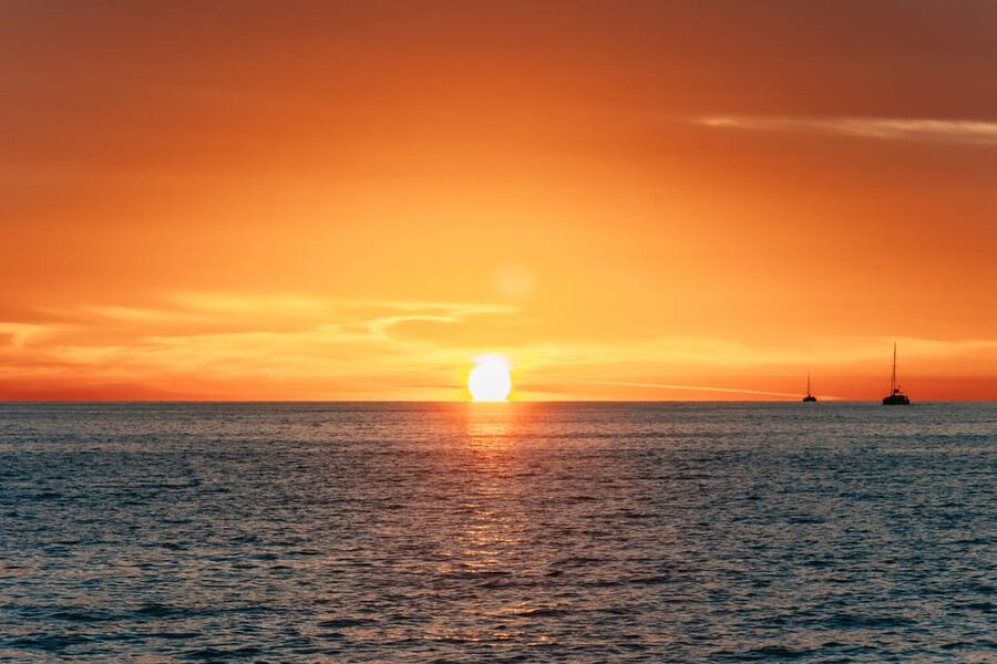 Santorini: Sailing Catamaran Cruise with BBQ and Drinks - Choosing morning or sunset