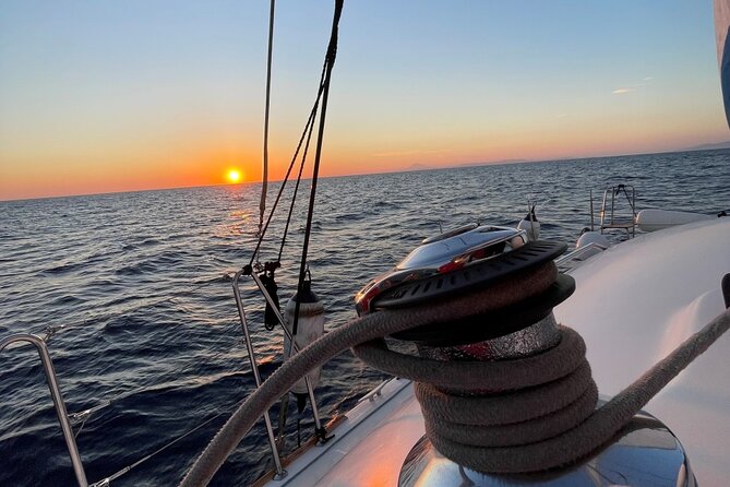 Santorini Sunset:Private All-In Catamaran Cruise (Food&Drinks) - Key details that shape the day