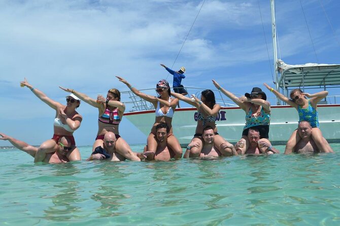 Saona Island Tour Catamaran Buffet Lunch & Full Day Trip - The boat ride and the natural pool stop