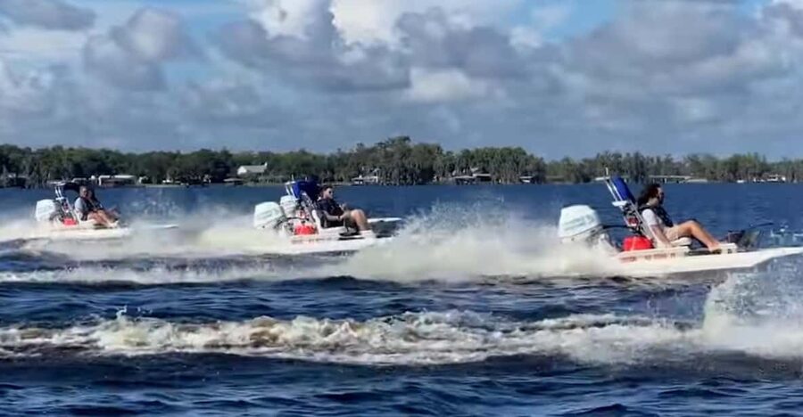 Sarasota: Island Adventures & Catamaran Speedboat Tour - Starting beside the water at Centennial Park