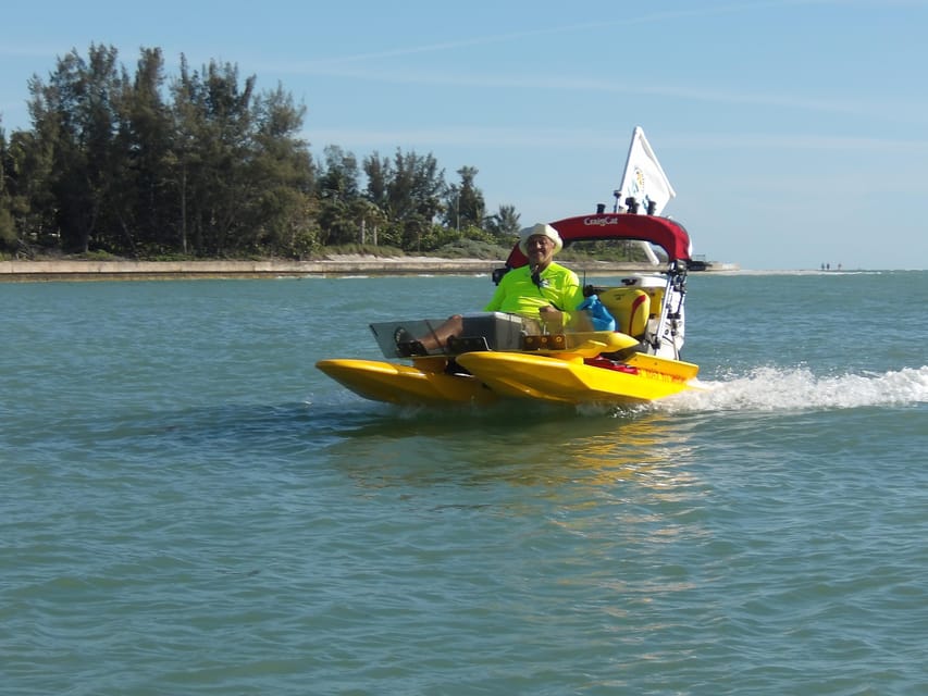 Sarasota: Island Adventures & Catamaran Speedboat Tour - Fifty minutes around Lido Key