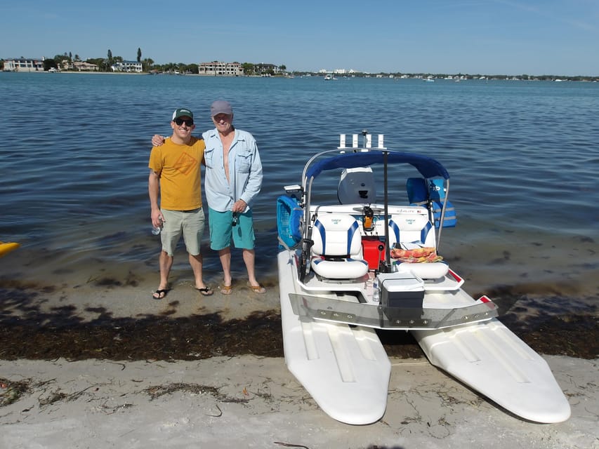 Sarasota: Island Adventures & Catamaran Speedboat Tour - Guides, group size, and the feel of the outing