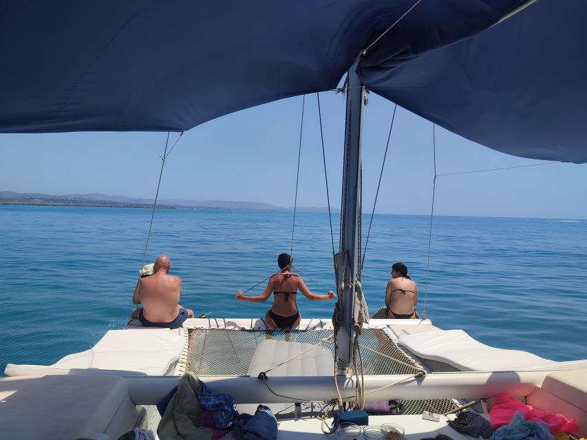 Scala dei Turchi: Catamaran Tour & Aperitif - A Catamaran With Room to Relax