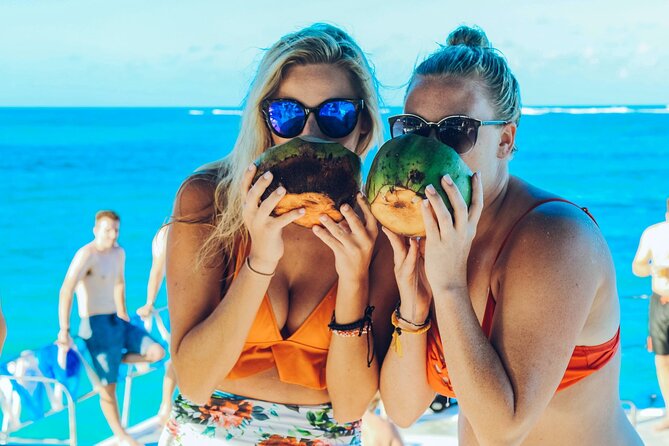 Snorkeling and Swimming on a Caribbean Cruise by Sharky Catamarans - What $118 includes, and what it does not