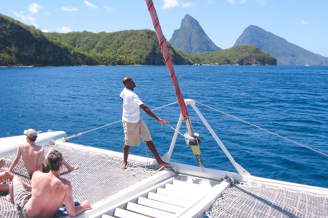 St Lucia Catamaran Day Sailing and Sightseeing Tour - Creole buffet lunch in Soufriere