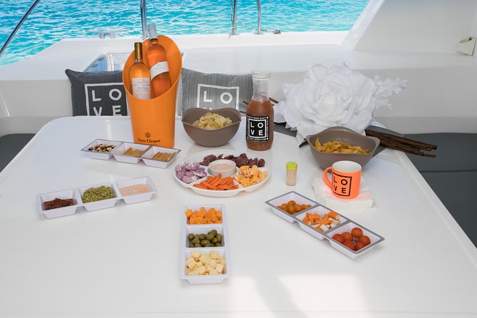 St Maarten Luxury Catamaran Full-Day Group Charter - Tintamarre Island and turtle snorkeling