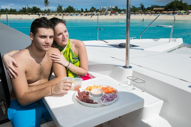 St Maarten Luxury Catamaran Full-Day Group Charter - Meals that make the price easier to understand