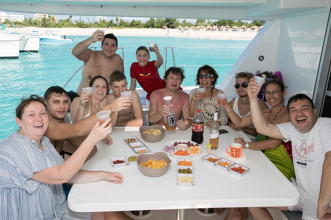 St Maarten Luxury Catamaran Full-Day Group Charter - What the catamaran feels like for families and couples
