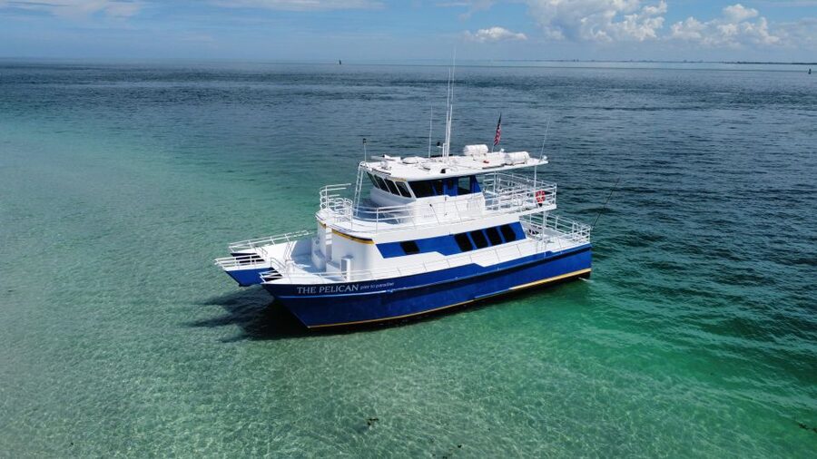 St. Petersburg, FL: 4-Hour Catamaran Cruise to Egmont Key - Crossing Tampa Bay on a 60-foot catamaran