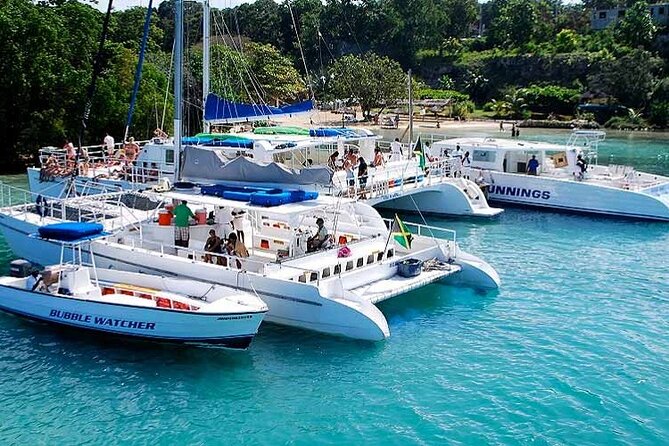 Sunset Catamaran cruise, Snorkeling and Rick's Cafe from Mobay - The real appeal: sunset at sea near Negril