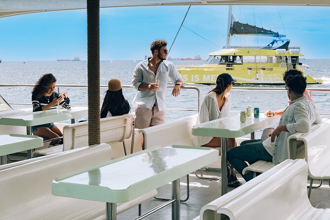 Sunset Catamaran Cruise with Live Music in Barcelona - What you see between Port Vell and the Olympic Port
