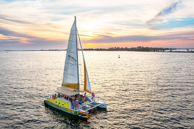 Sunset Dolphin Sail Aboard the Footloose Catamaran - Boarding at Bluegreen Bayside Golf & Spa Resort
