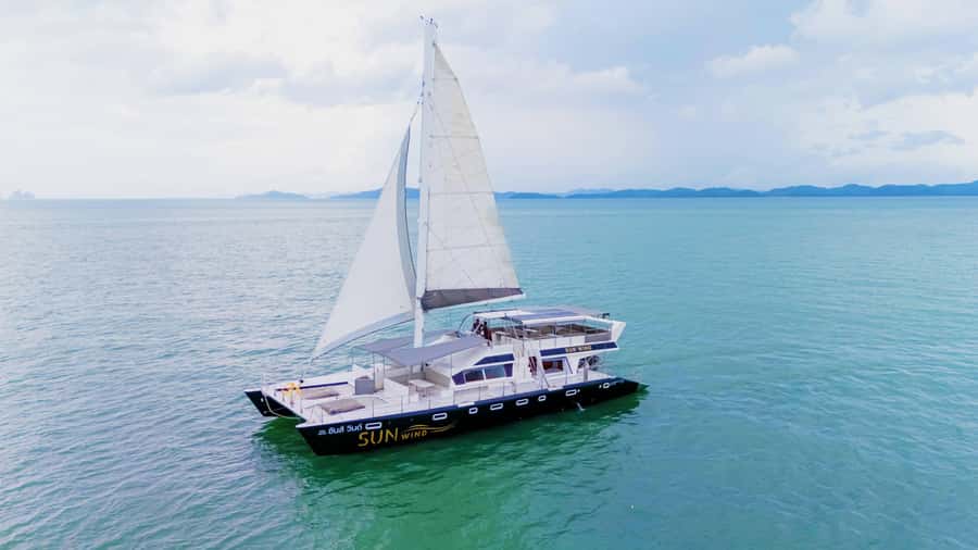 SUNWIND Phuket: Coral and Racha Islands Catamaran Tour - A full day on a catamaran, not a quiet sailing cruise