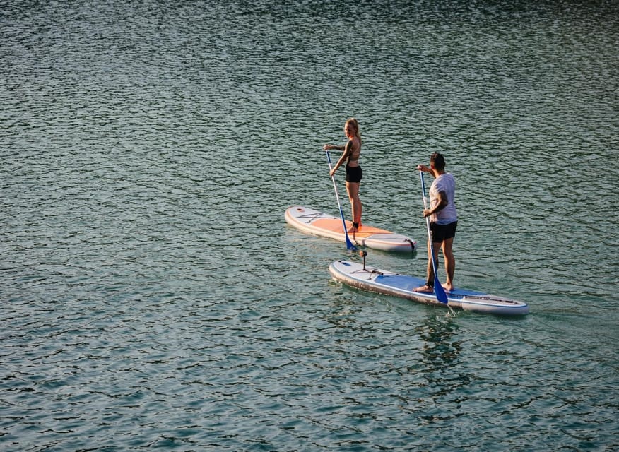 SUP Safari - Catamaran Cruise Dia Island & Gourmet Delights! - Why the SUP and catamaran combination works