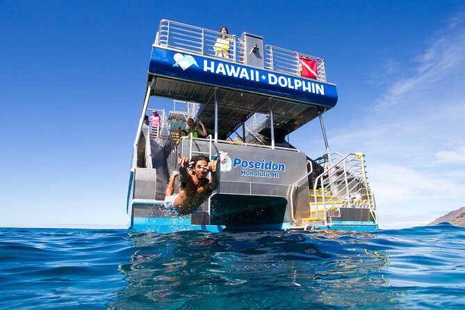 Swim with Dolphins Catamaran with Waterslide & Lunch on Oahu - Key points before you book