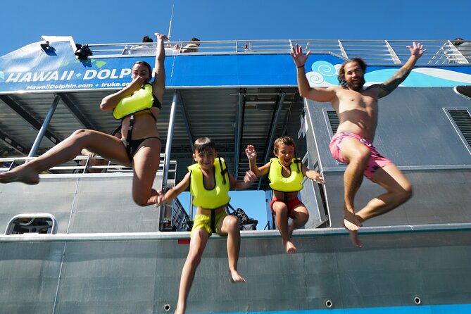 Swim with Dolphins Catamaran with Waterslide & Lunch on Oahu - Lunch, drinks, and what is really included