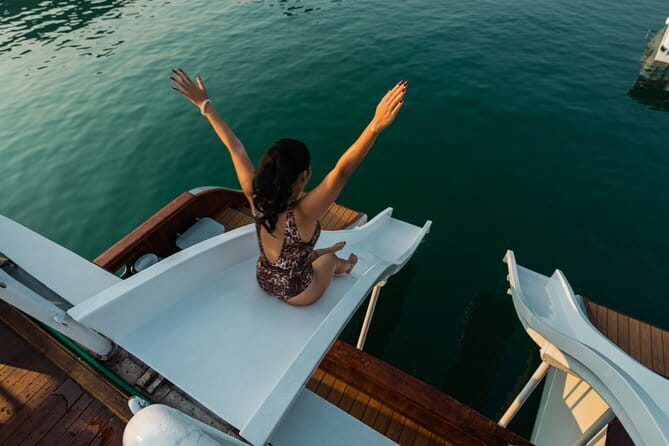 The Catba Catamaran Day Tour Lan Ha Bay Cruise Trips - The coastal road and first look at Lan Ha Bay