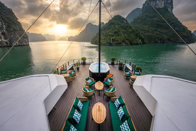 The Halong Catamaran Premium Cruise - Lan Ha Bay Cruise Trip - Swimming at Frog Pond