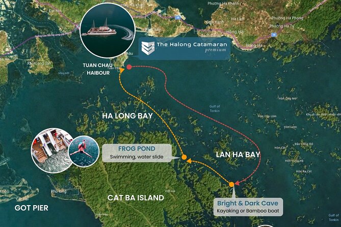 The Halong Catamaran Premium Day Cruise From Ha Long Bay - A premium day on two famous bays