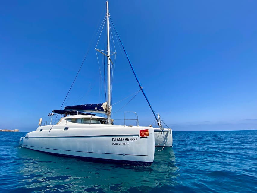 Torrevieja: Costa Blanca Catamaran Cruise - Leaving Marina Salinas for the Costa Blanca coast