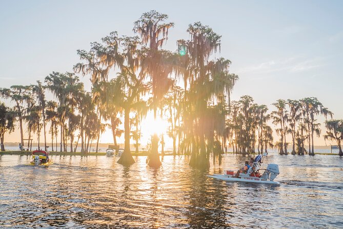 Tour of Lakes Escape by Personal Catamaran - Taking the wheel at Cypress Cove Marina