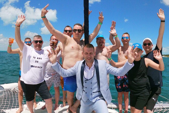 Unforgettable Catamaran Journey: Cancun to Isla Mujeres! - Sailing toward Isla Mujeres
