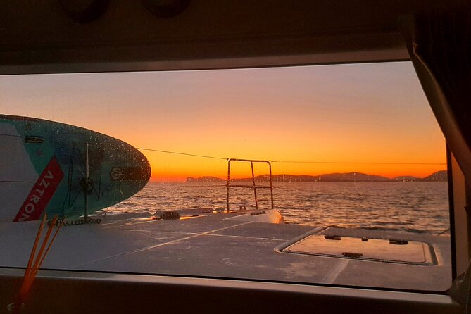 unique aperitif experience at sunset on a catamaran - Setting sail from Alghero’s Lungomare Barcellona