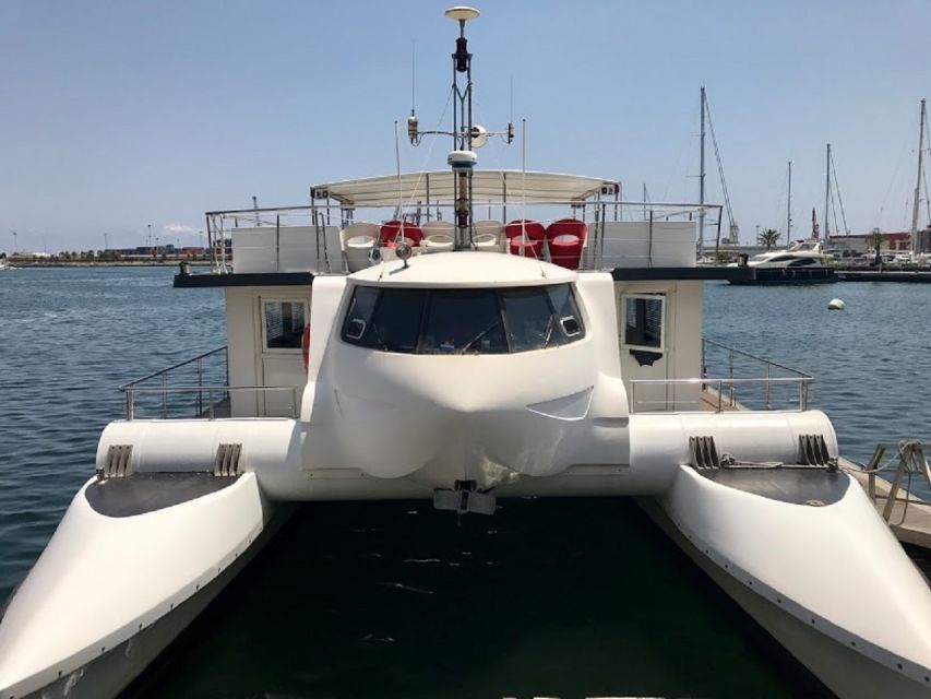 Valencia: Catamaran Cruise, Paella Lunch and Swim Stop - Coastal views from the Mediterranean deck