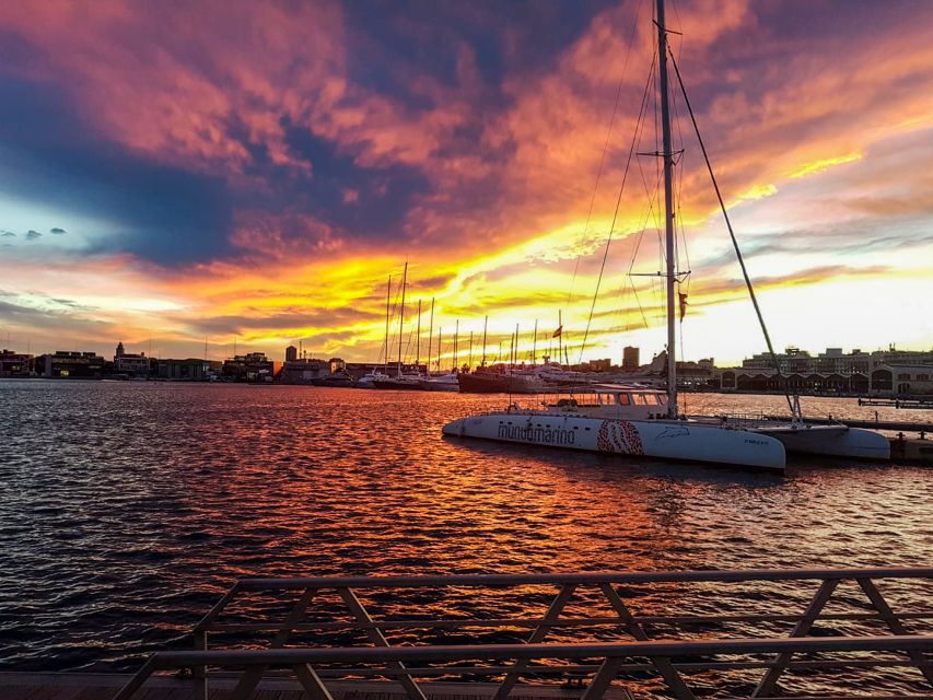 Valencia: Sailing Catamaran Cruise with Sunset Option and DJ - Seating, crowds, and the front nets