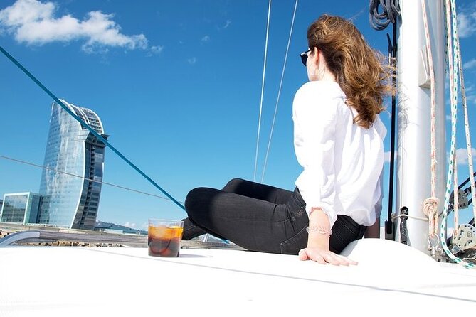 Vermouth in Catamaran A gastronomic experience in Barcelona - The view toward Hotel W