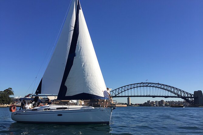 Vivid 90-Minute Sydney Harbour Catamaran Cruise with BYO Drinks - Barangaroo and Darling Harbour by night
