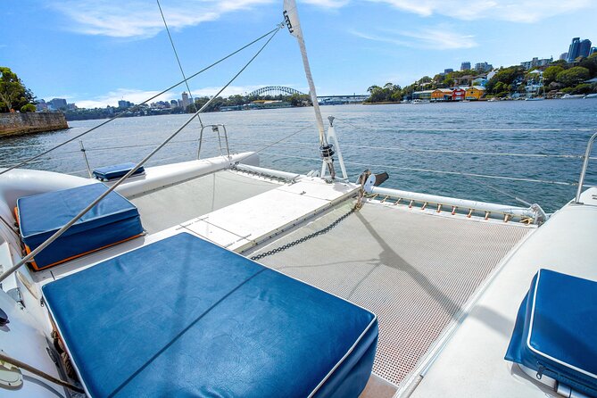 Vivid 90-Minute Sydney Harbour Catamaran Cruise with BYO Drinks - Food, drinks, music, and onboard comfort